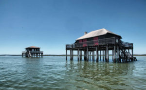 cabane tchanquées - promenade pinasse - cap ferret